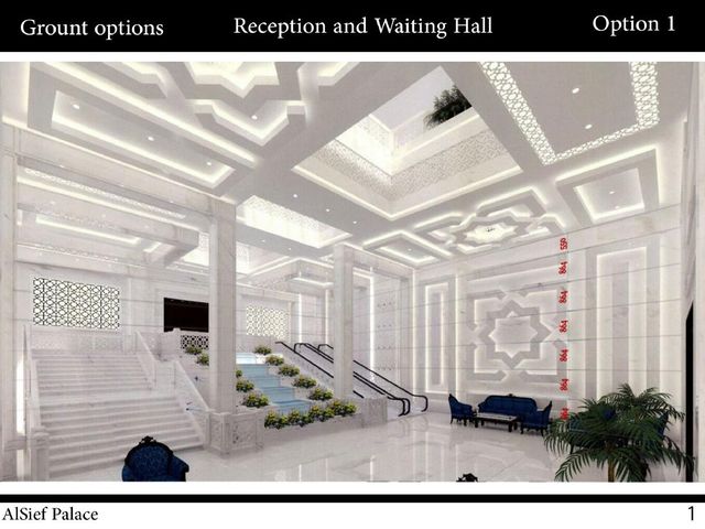 Palace interiors & CNC relief