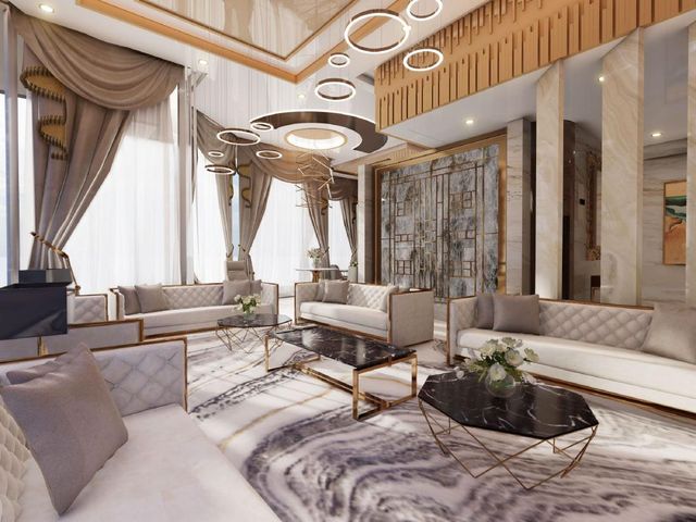 Palace interiors & CNC relief